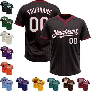 Maillot de softball fabriqué au Pakistan vêtements de sport pour hommes 100% matériau en maille de polyester uniforme de softball anti-rides à séchage rapide - Product Image 4