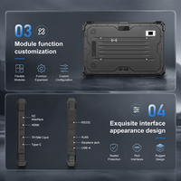 Tableta Industrial Resistente CENAVA de 10 Pulgadas, PC Android 13, Pantalla Táctil IPS 1920*1200, Batería de 10000 mAh, 10 Horas de Autonomía, Puerto RS232