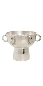 Handcrafted Eco-Friendly <b>Matte</b> Aluminum Metal Bowls Rustic-Styled Dining <b>Tables</b> Combining Style and Functionality for Parties - Product Image 5