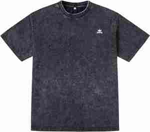 T-shirt rétro à manches courtes avec logo personnalisé en usine pour hommes et femmes T-shirt rétro à haut ample d'été pour hommes - Product Image 1