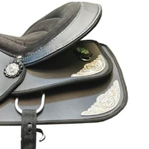 Selle de cheval de Style occidental équestre classique légère haute Cantle Trail Tack tous les accessoires synthétique baril cheval de course - Product Image 4