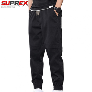 Custom Mens Cargo Jogger Pants <b>Drawstring</b> Flat Casual Streetwear Sweatpants Sports Track <b>Trousers</b> Elastic Waist Fitness - Product Image 2
