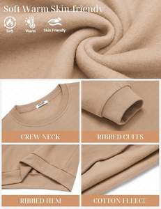 Sudadera de calle de gran tamaño personalizada para hombre, jersey de cuello redondo de algodón pesado, estilo holgado con hombros caídos - Product Image 6