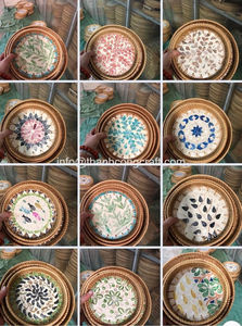 Bandejas para servir de nácar, bandeja de nácar, decoración para el hogar, venta al por mayor, incrustaciones de nácar, hecho a mano moderno en Vietnam - Product Image 5