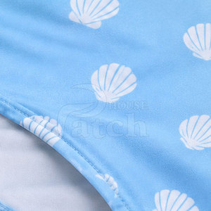 Ensemble bikini femme personnalisé, maillot de bain deux pièces à coupe haute, tissu extensible, tendance, vêtements de plage, collection été pour les vacances et les stations balnéaires - Product Image 6