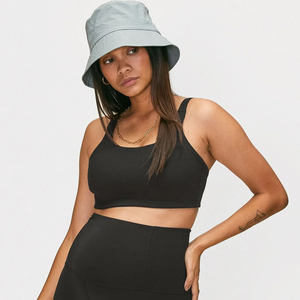 Soutien-gorge de sport simple à séchage rapide pour femmes européennes et américaines, haut de fitness respirant, course en plein air, salle de sport, entraînement, devant - Product Image 5