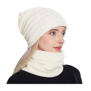 Bonnet tricoté vierge de haute qualité avec logo personnalisé bonnet d'hiver à manchette unique - Product Image 5