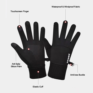 2025 nouveautés hommes femmes hiver motard gants imperméable antidérapant coupe-vent écran tactile caractéristique moto gants et mitaines - Product Image 3