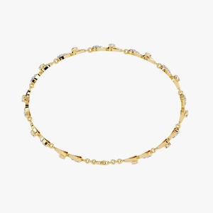 Pulsera de tenis, brazaletes elegantes de moissanita de oro amarillo de 18 quilates para mujer, artículos para boda - Product Image 3