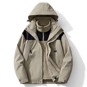2024 nouveauté veste à capuche hommes veste imperméable veste coupe-vent manteau surdimensionné grande taille manteau - Product Image 1