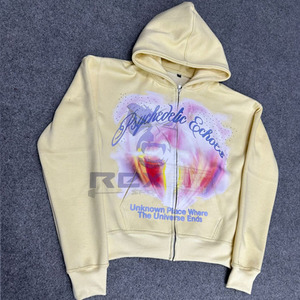 Préfet coupe Sport édition la plus demandée fermeture éclair à capuche bouffée imprimé fabriqué en usine pas cher prix sweats à capuche hommes sweats à capuche - Product Image 2