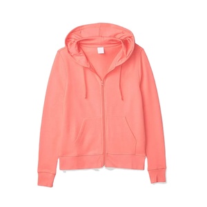Sweat à capuche personnalisé pour femmes |   Sweat-shirts à capuche en molleton de coton pour femmes avec fermeture éclair |   Prix de gros OEM, Commandes en gros, Faible MOQ, Sweats à capuche - Product Image 1