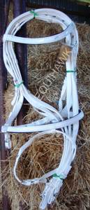 BRIDA DE CABALLO DE POLIPROPILENO MÁS VENTA CON BANDA ACOLCHADA DE NUBUCK Y BROWBANDS CINTA DE CABALLO HARDWARE DE ACERO INOXIDABLE - Product Image 6