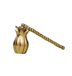 Lujo Negro Plata Oro Metal Vela Snuffer Mango largo Venta caliente Vela Velas Accesorios Hecho EN LA India - Product Image 2