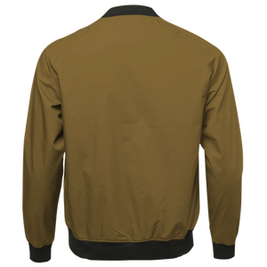 Blouson Bomber Homme Personnalisé Réversible en Toile Écologique Imperméable Grande Taille Doublure en Laine Brodé Fermeture Éclair OEM/ODM - Product Image 2