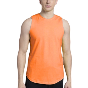 Camisetas sin mangas de algodón informales para hombre Chaleco 100% de algodón para hombre - Product Image 4