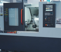 LK-200L Maßgefertigte Hochgeschwindigkeits-Schrägbett-Drehmaschine mit 66mm Spindelbohrung