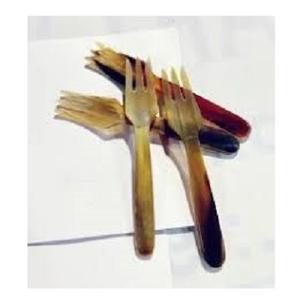 Juego de tenedor asequible Cuerno de animal Diseño antiguo Cuchara Tenedor Par Vajilla Cubiertos Cuchara Acabado brillante Los mejores juegos de cubiertos - Product Image 4