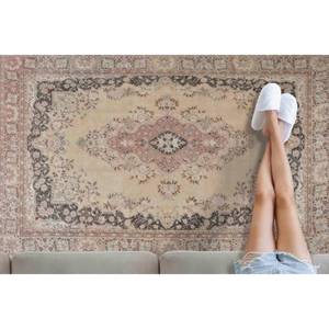 Tapis de style vintage : Tapis décoratif marron, Tapis imprimé, Tapis fin non tissé - Product Image 2