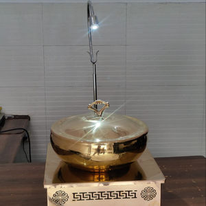 Remium-platos de acero y metal de diseño antiguo, decoración de gama alta, calentador de comida, chafing para buffet - Product Image 1