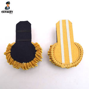 Tarifa al por mayor CAVALRY SKT COMPANY Pilot Uniform Ceremonial Shoulder Board Material de poliéster liso brillante Cómodo de usar - Product Image 3