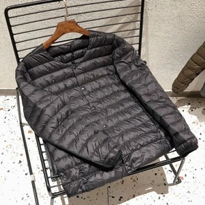 Veste doudoune pour hommes, doudoune légère en toile de canard blanc, légère, à encolure en O et col en V, nouvelle collection automne-hiver 2023 - Product Image 3