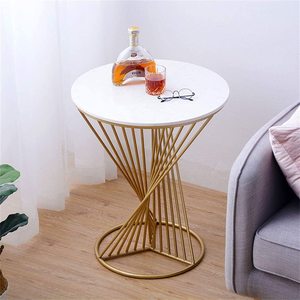 Customized fancy design metal <b>gold</b> coffee <b>table</b> wholesale for office home restaurant living room garden decoration hot selling - Product Image 2