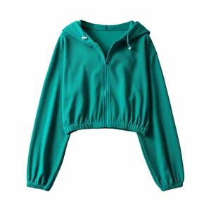 Sudadera con Capucha de Invierno para Mujer, Logotipo Frontal, Estilo Casual Urbano, 100% Algodón, Transpirable, de Secado Rápido, Manga Larga - Product Image 2