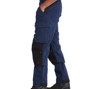 Pantalons de travail pour hommes à prix de gros, vêtements de sécurité pour hommes, pantalons de travail pour hommes, haute visibilité, lavés - Product Image 6