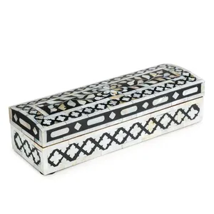 Handmade Bone Inlay floral pattern jewellery box And storage box Best For Home Decor Trinket Box From India By Mehak Impex