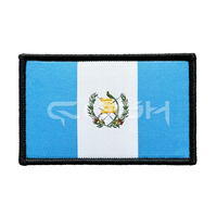 Insigne de drapeau d'Haïti cousu sur les patchs de drapeaux de tous les pays du fabricant