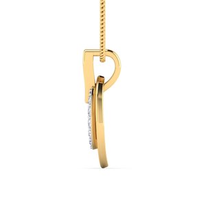 Colgante de Diamante Cultivado en Laboratorio con Certificación IGI, Chapado en Oro de 14K y Plata de Ley 925, Joyería Moderna para Mujer, Anillo de Compromiso - Product Image 3