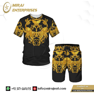 Ensemble de 2 pièces pour homme, t-shirt et short de sport, nouveau t-shirt de sport pour homme, vêtements de rue pour homme, vêtements surdimensionnés pour homme, imprimé 3D - Product Image 2