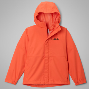 Veste décontractée pour garçons avec logo personnalisé, à capuche, fermeture éclair et tissu confortable pour un ajustement décontracté, tendance 2026 - Product Image 1