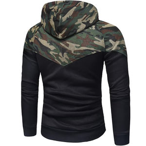 Wholesale Pull up Camo Hoodie Men Cotton Tech Fleece Stripe Breathable Tracksuit Sportswear Jogger Sweatsuit Women Tracksuit - Product Image 3