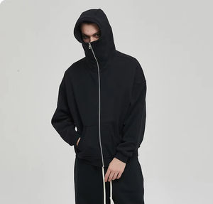 Conjunto de 2 Piezas de Sudadera con Capucha y Pantalones Cortos Deportivos con Lavado Ácido, Sudadera con Capucha Holgada de Felpa, Estilo Pullover, Proceso Impex - Product Image 1