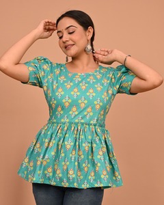 Camiseta de algodón con estampado a medida para mujer, Tops con estampado de seda, ideal para ropa femenina - Product Image 6