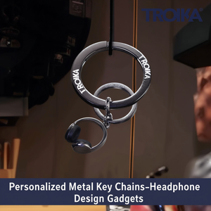 Personalized <b>Metal</b> <b>Key</b> <b>Chains</b>-Headphone Design Gadgets - Product Image 3