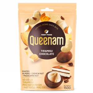 Drajeado de Café Sólido HALAL de Alta Calidad Personalizado al por Mayor, Recubierto de Chocolate Tiramisú, con Almendras, Anacardos y Nueces de Macadamia, 150G, OEM/ODM - Product Image 1