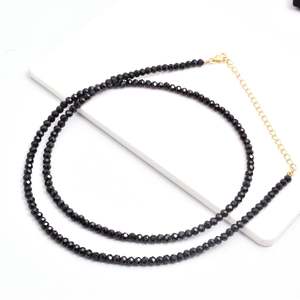 ASTROS PITCHER Black Spinel <b>Crystal</b> Necklace - Product Image 4