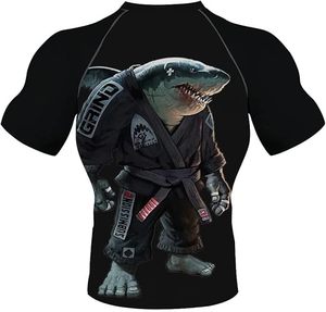 Sublimación personalizada Bjj Rash Guard Sublimado Rash Guard Fabricante Diseña tu propia tela Rash Guard Spandex Rashguards - Product Image 5