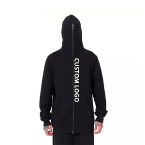 2024 nouveauté haute qualité lourd Gsm 100% coton hommes pleine fermeture éclair US à capuche surdimensionné séchage rapide pour l'hiver - Product Image 5