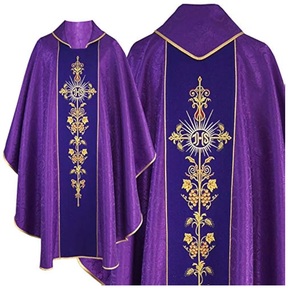 Top Qualité Logo Personnalisé Père Vêtements Robes Respirant Plus La Taille Longue Robe Robe Église Père Robes - Product Image 3