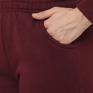 กางเกงวอร์มแขนยาวมีฮู้ดสำหรับผู้หญิงกางเกงวิ่งสไตล์ใหม่ลำลองสีพื้นปกติสำหรับฤดูหนาวโลโก้แบบกำหนดเอง - Product Image 6