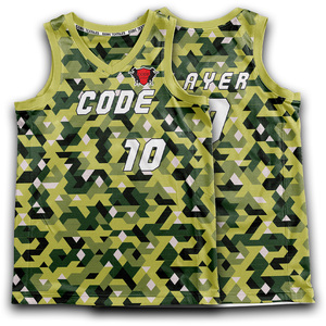 Ensemble de maillots de basket-ball 100% polyester réversibles personnalisés pour hommes, uniforme respirant à col en V, vêtements de basket-ball personnalisables - Product Image 4