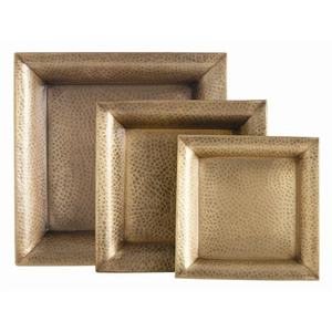 Haute qualité taille personnalisée Vintage carré métal plateau de service maison Restaurant hôtel fournitures décoratives en fer-direct inde - Product Image 3