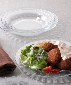 จานแก้วขายส่งเหมาะสำหรับให้แสงสว่างภายใต้การตั้งค่าอาหารของนักชิมหรือการจัดโต๊ะใต้แสงเทียน - Product Image 1