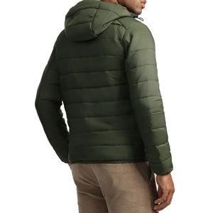 Veste matelassée d'hiver de luxe pour hommes, coupe-vent épais à capuche avec tissu brodé, style High Street, nouveauté - Product Image 3