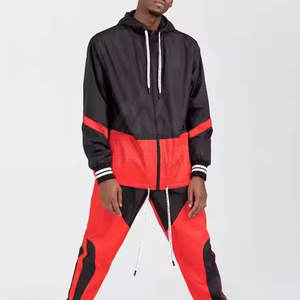 ชุดวอร์มกันลมของผู้ชายชุดวอร์มกันลม2ชิ้นออกแบบโลโก้ได้ตามต้องการ - Product Image 4