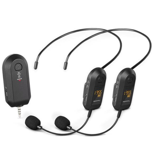 Top-ranking 1In 2 Headwear Wireless 2.4G Microphone Amplifier Portable Microphone